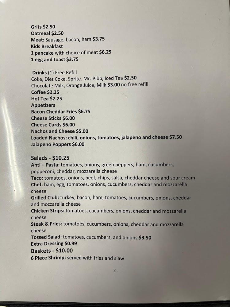 Peggy's Home Cookin Menu image 2